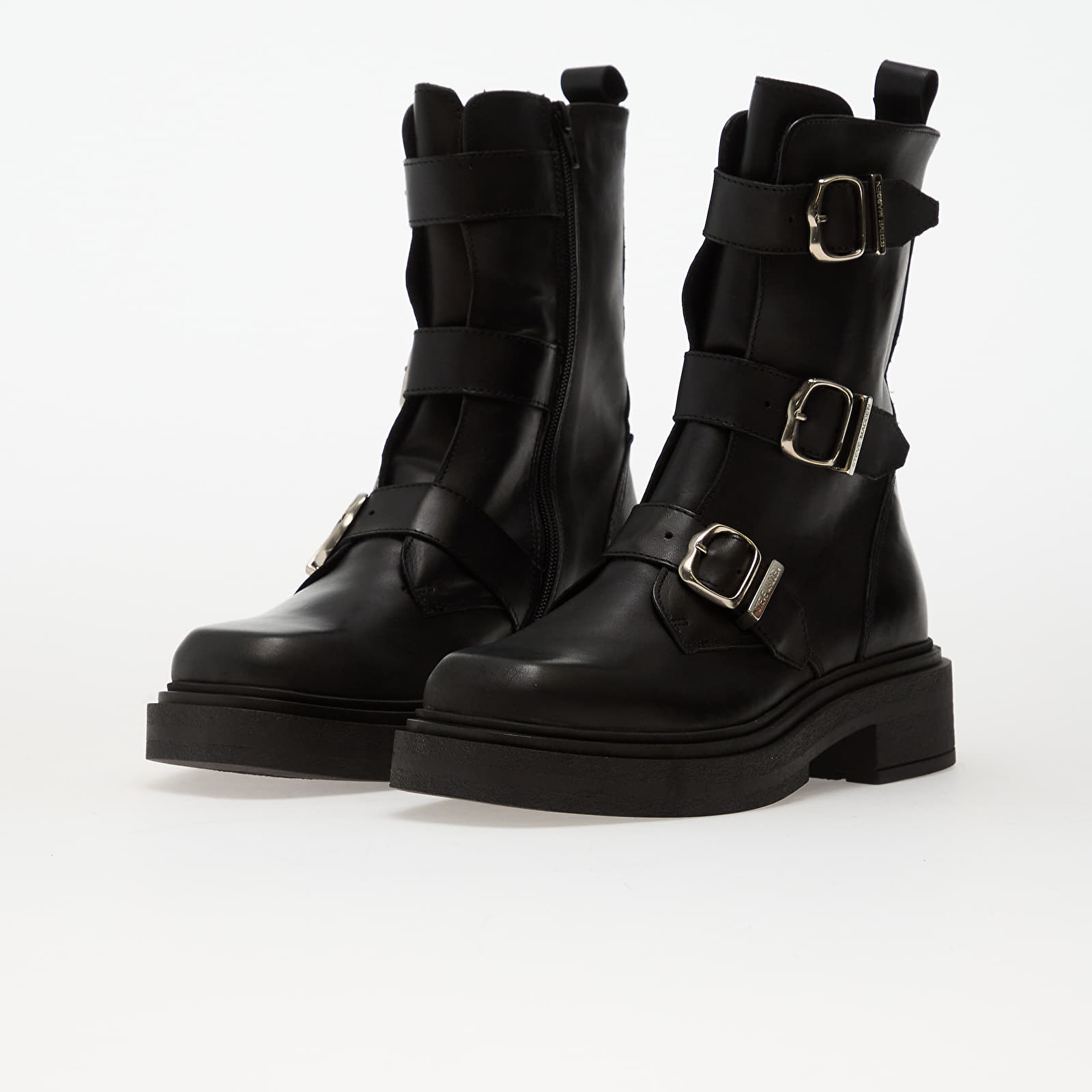 Chaussures et baskets femme Steve Madden Clipper Black Leather