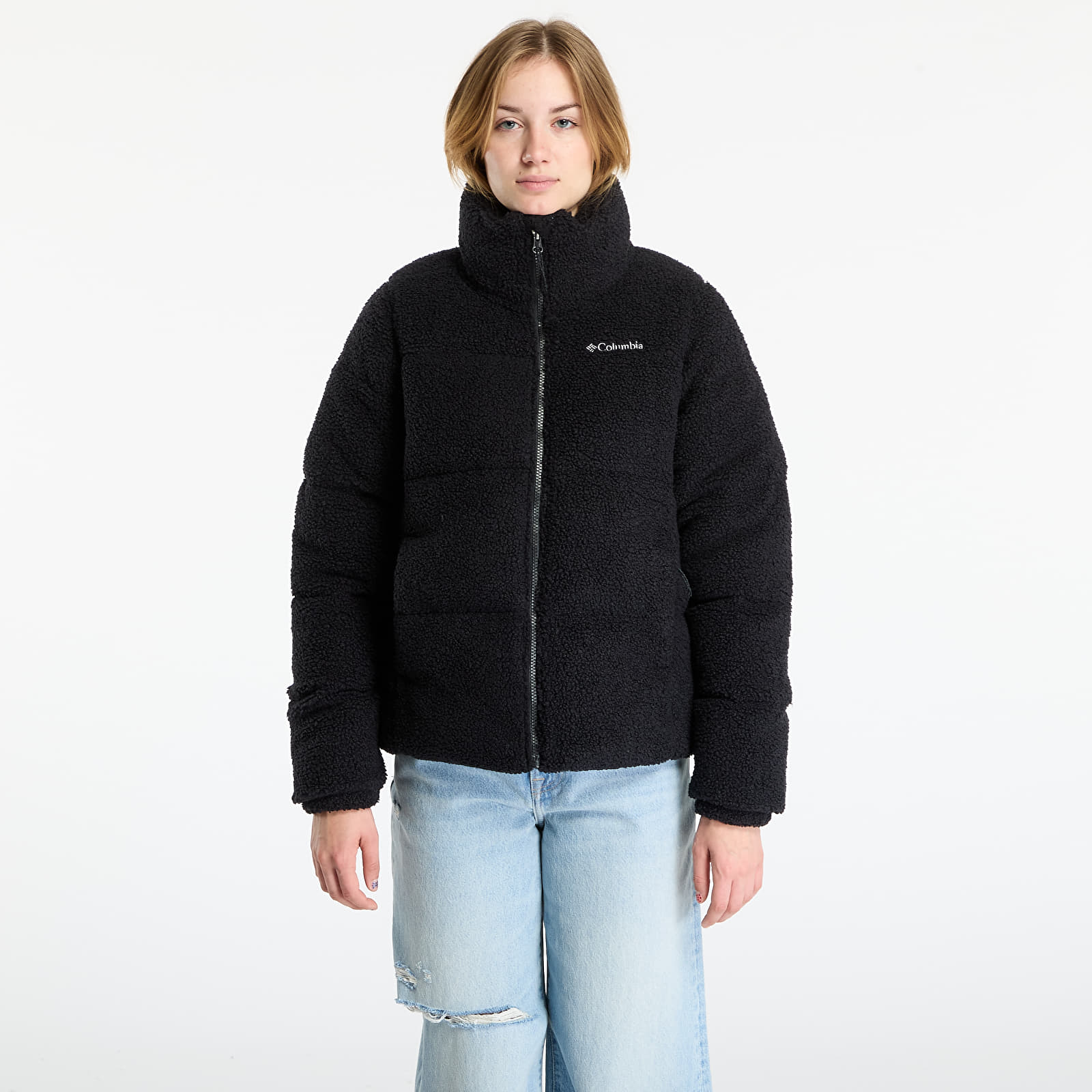 Naisten takit Columbia Puffect™ Sherpa Jacket Black