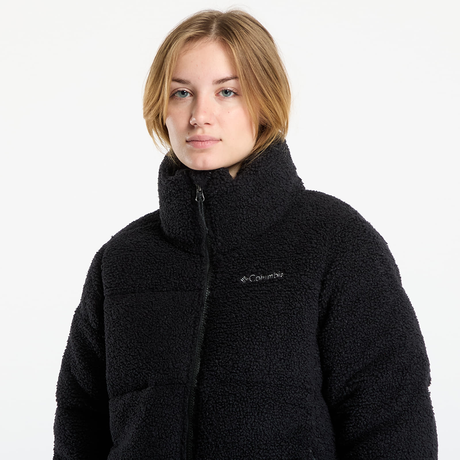 Naisten takit Columbia Puffect™ Sherpa Jacket Black