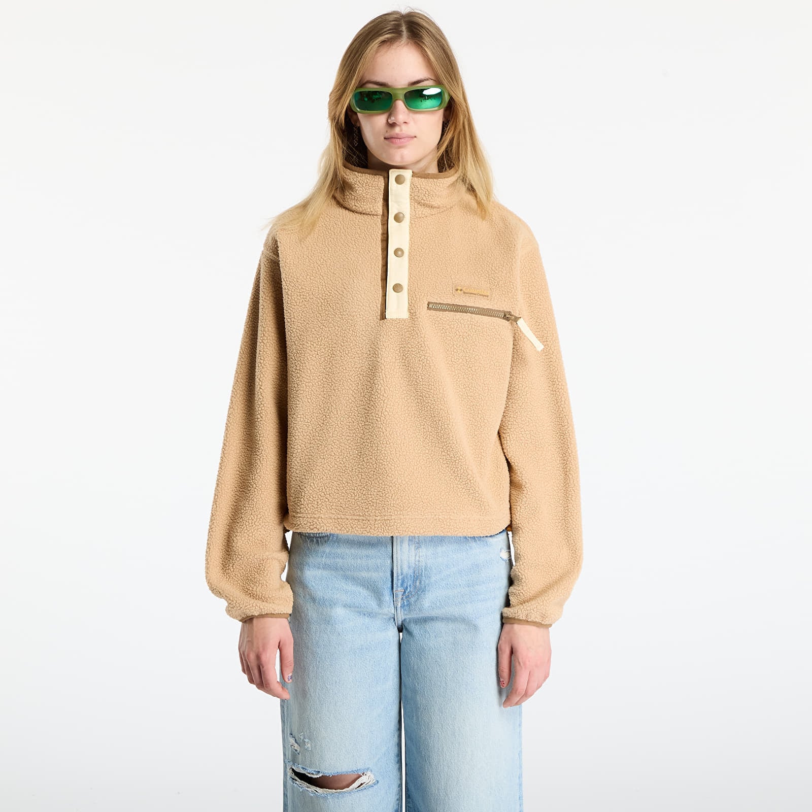 Sweatshirt Columbia Helvetia™ II Cropped Half Snap Fleece Canoe XS