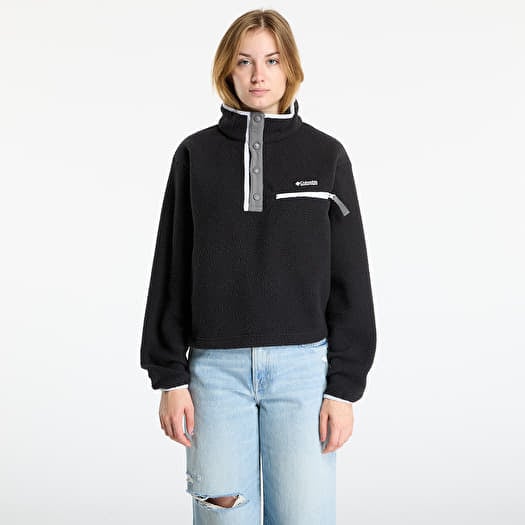 Sweatshirt Columbia Helvetia™ II Cropped Half Snap Fleece Black