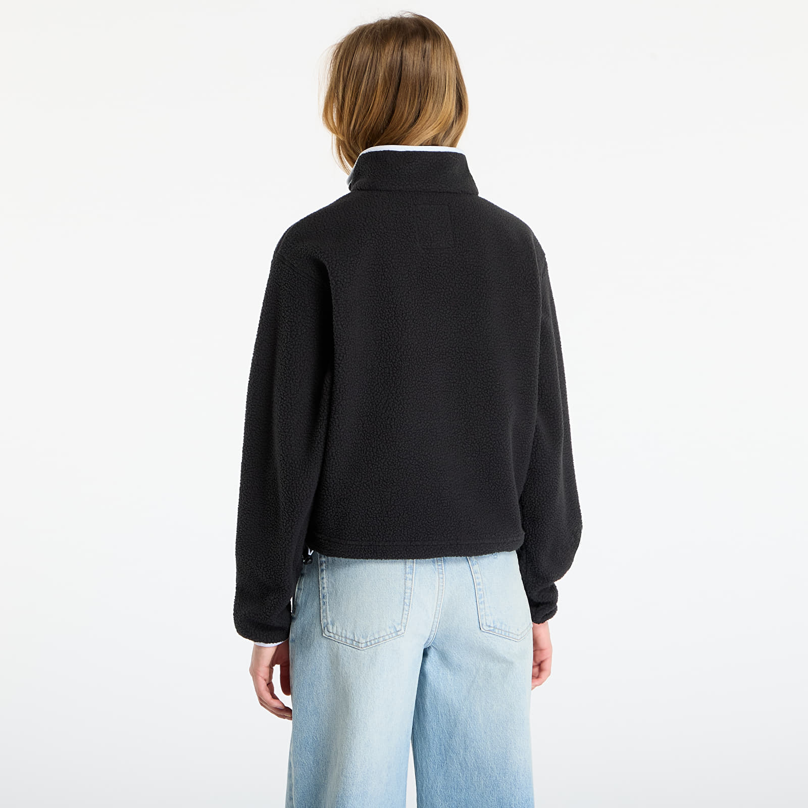 Women's Sweatshirts Columbia Helvetiaâ„¢ II Cropped Half Snap Fleece Black