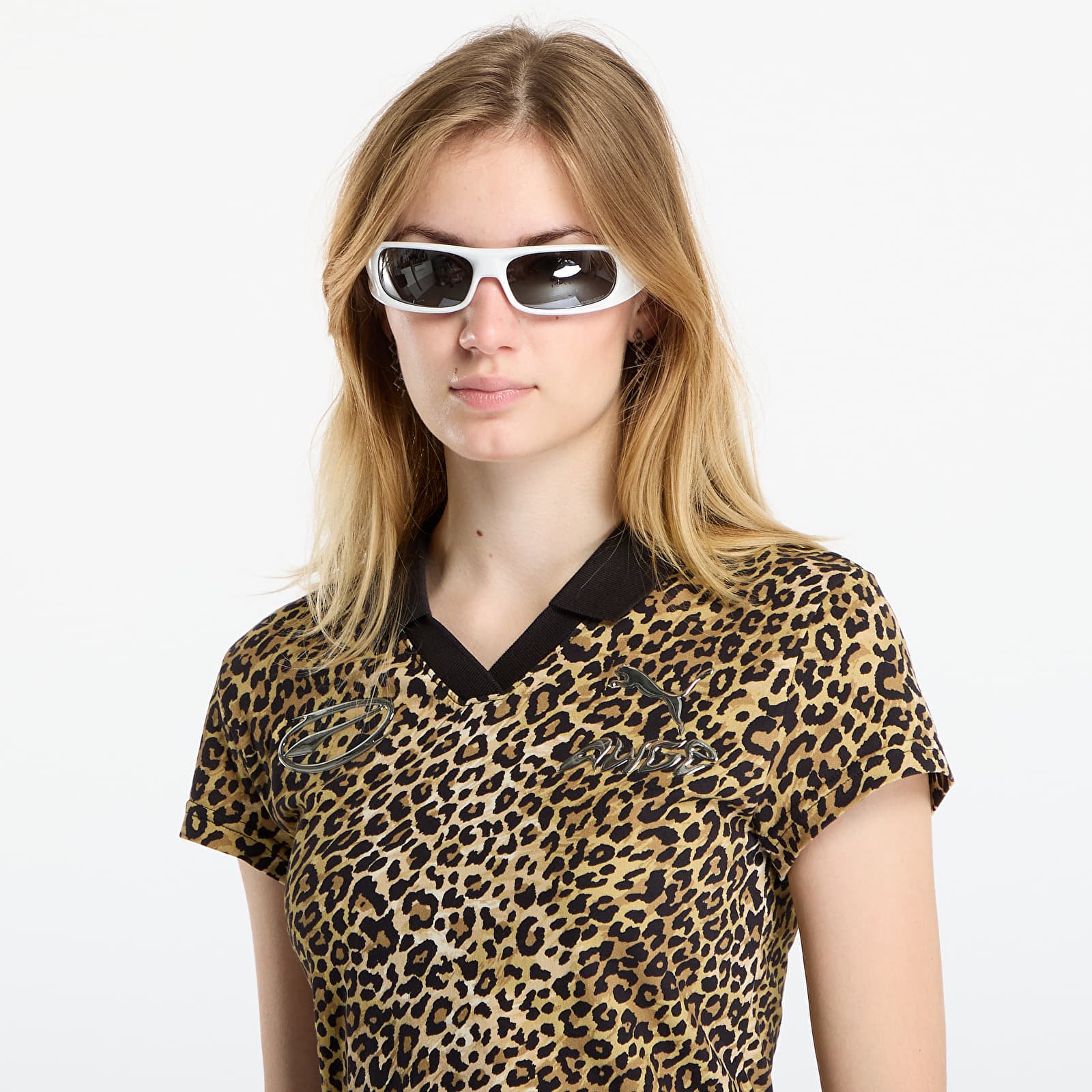 Naisten T-paidat PUMA x A$AP ROCKY Animal Baby Tee Warm Beige/ AOP