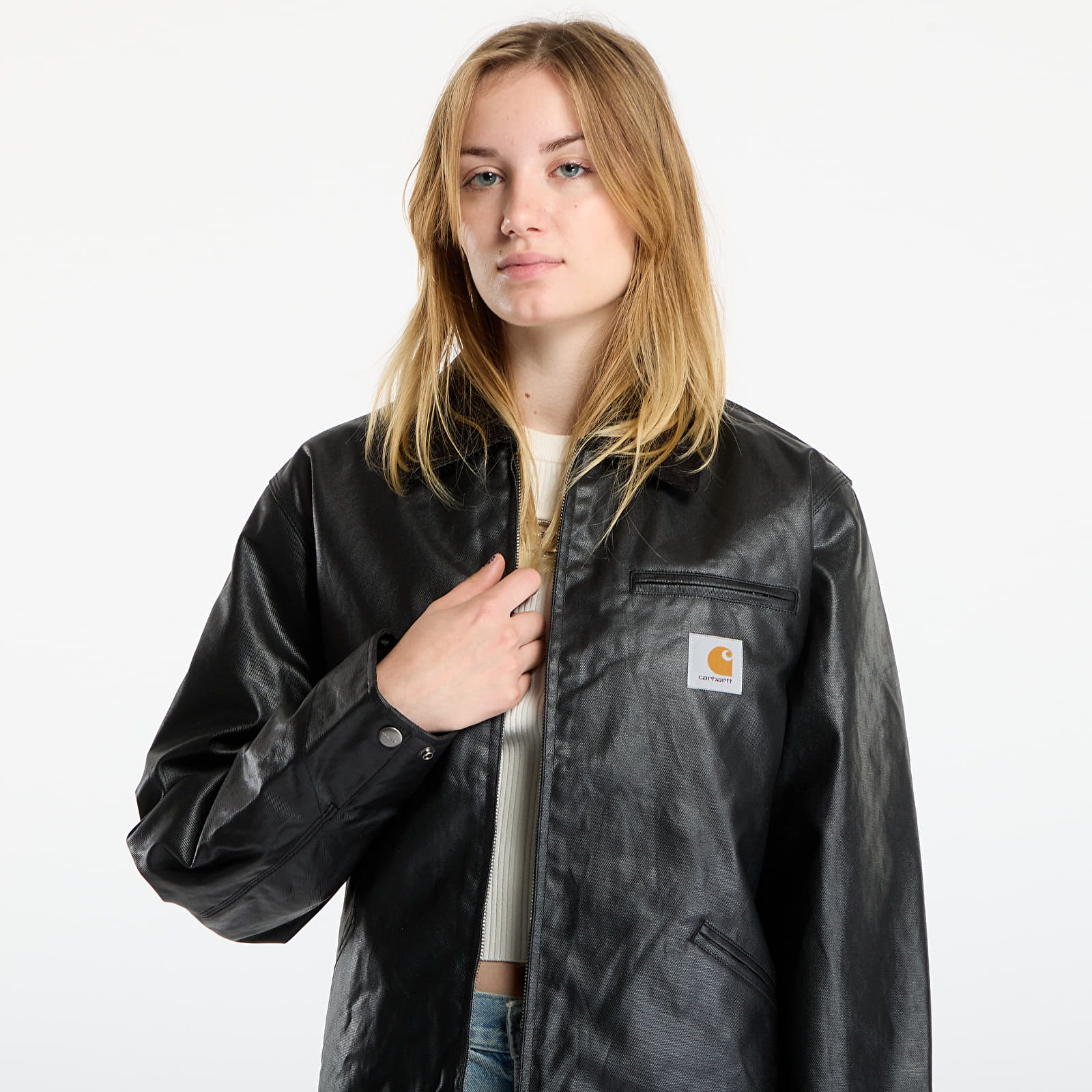 Miesten takit Carhartt WIP OG Dean Jacket Black/ Black