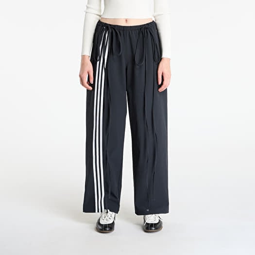 adidas Ribbon Parachute Tracksuit Bottoms Black