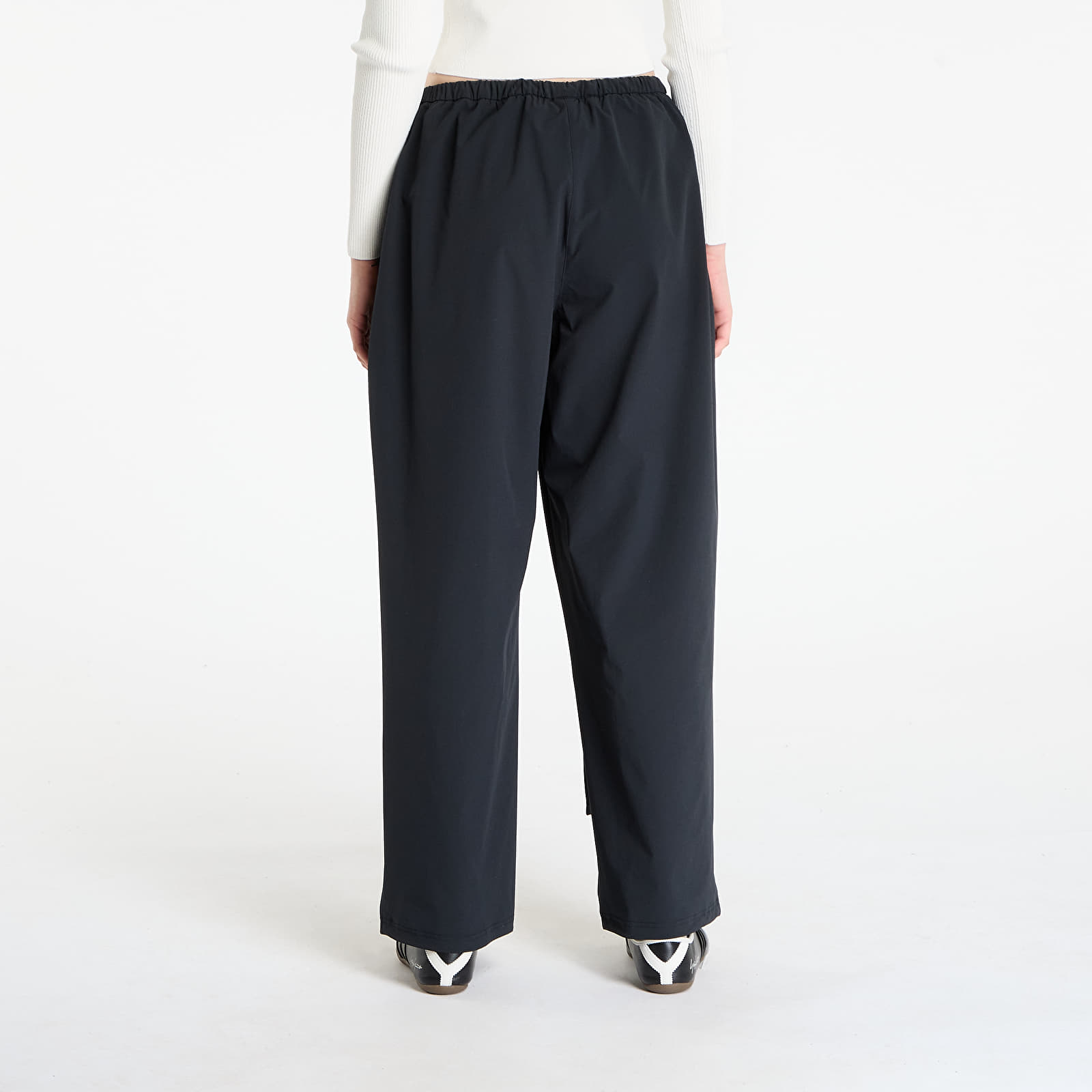 Sieviešu bikses adidas Ribbon Parachute Tracksuit Bottoms Black