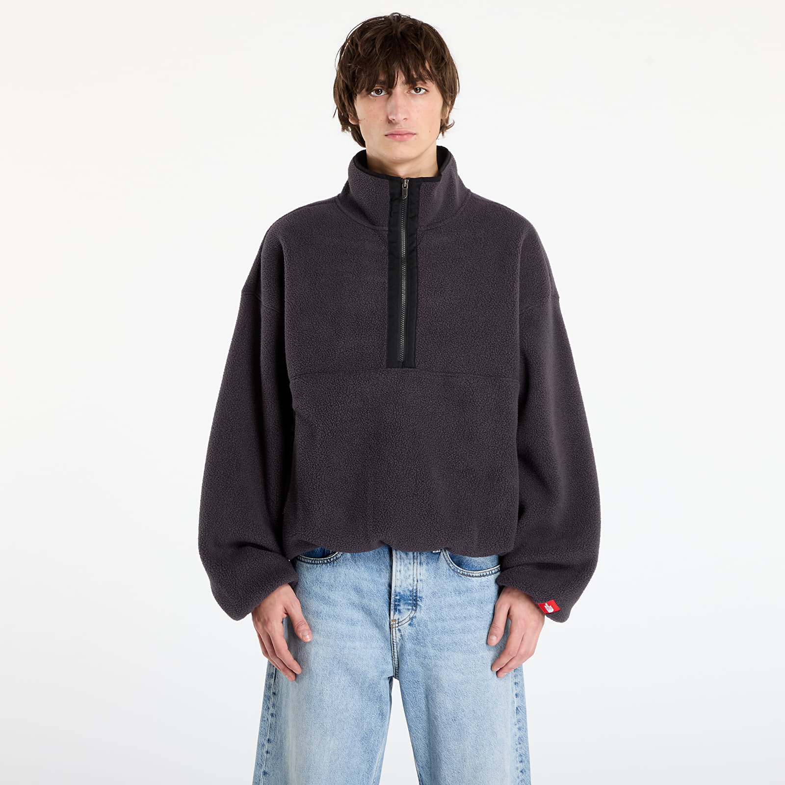Pánske mikiny The North Face Red Box Vintage 1/ 2 Zip Fleece Obsidian
