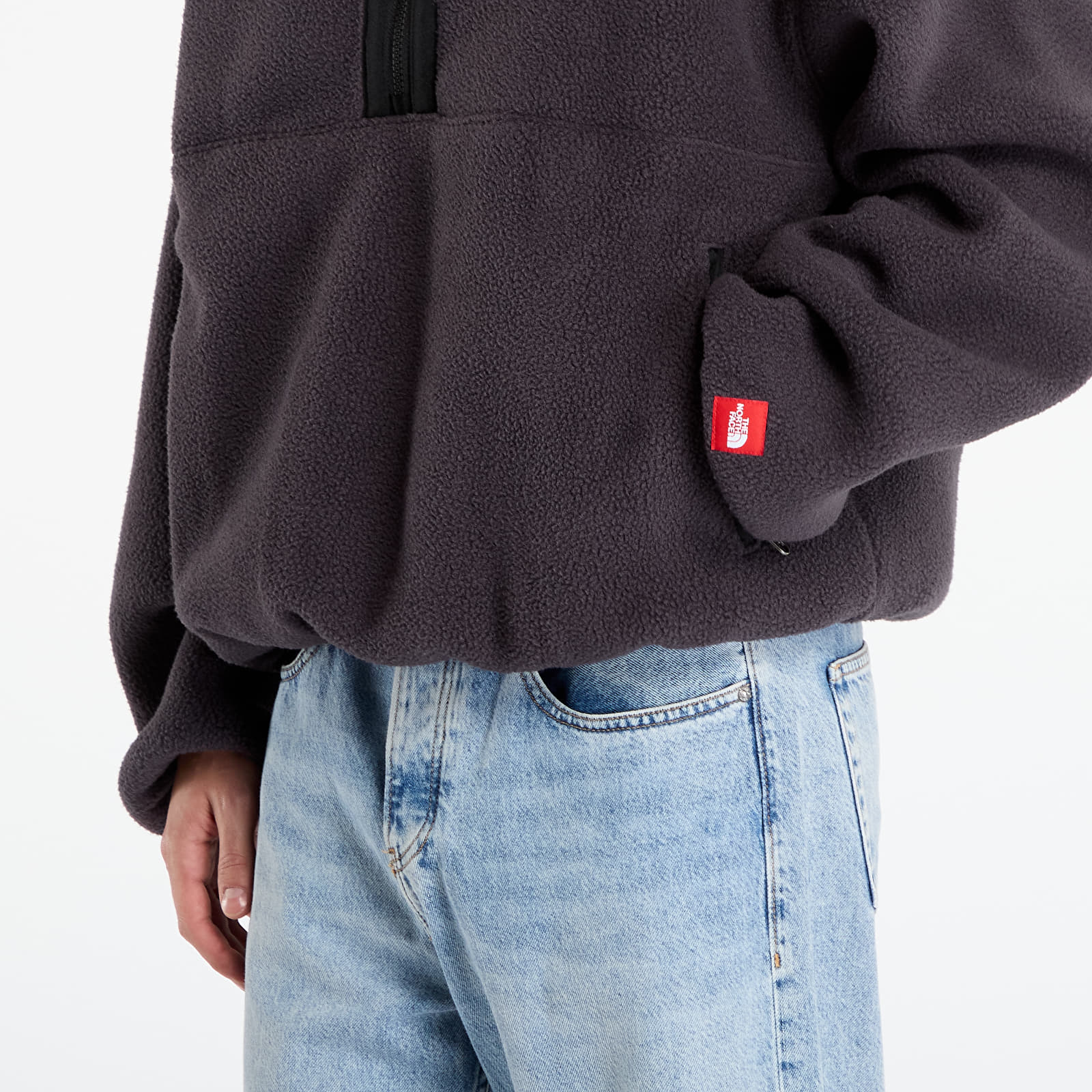 Pánske mikiny The North Face Red Box Vintage 1/ 2 Zip Fleece Obsidian