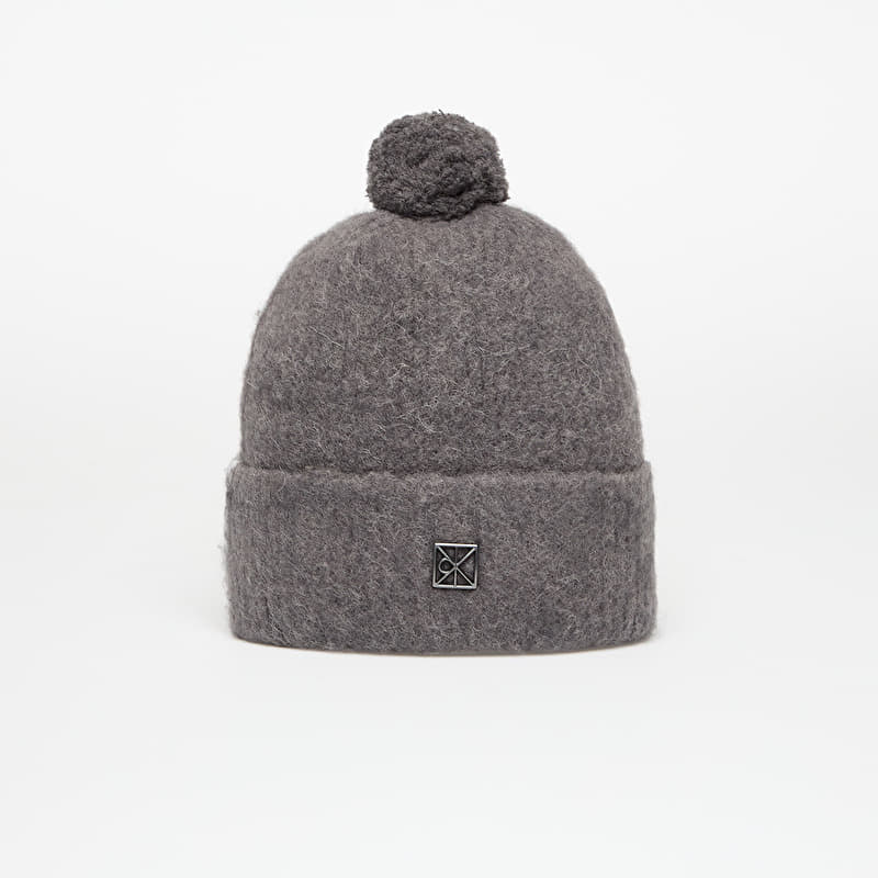 Hat Calvin Klein Emblem Brushed Pompo Hat Grey
