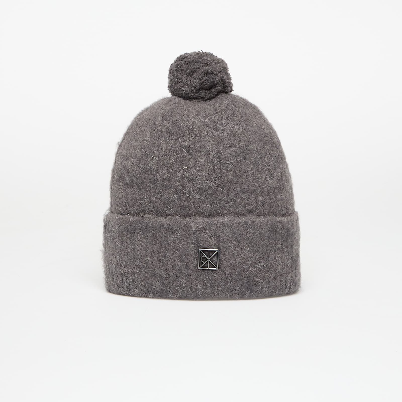 Hüte für Männer Calvin Klein Emblem Brushed Pompo Hat Grey