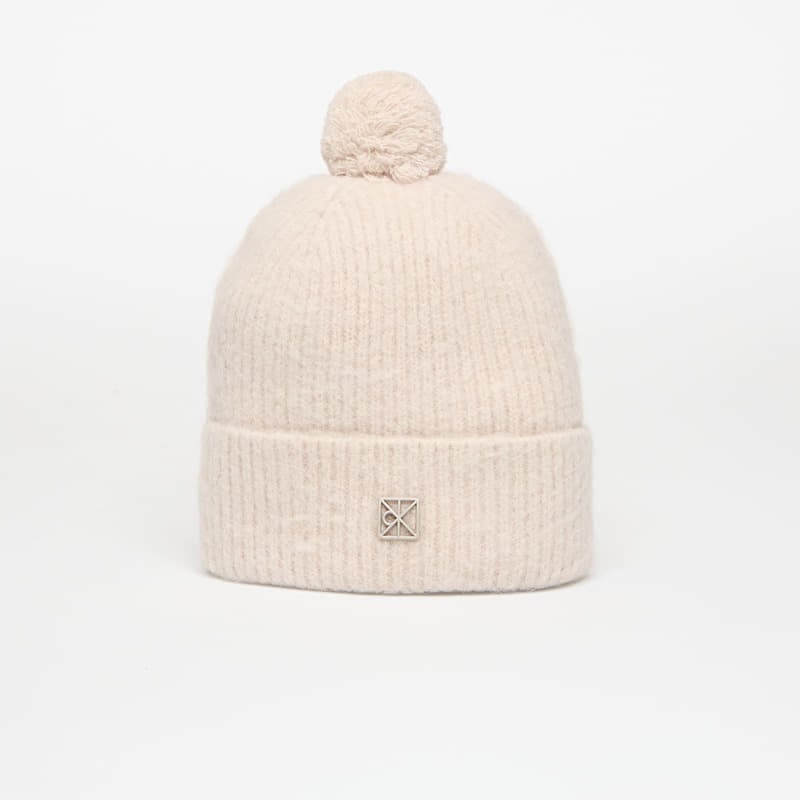 Șapcă Calvin Klein Emblem Brushed Pompo Hat Brown