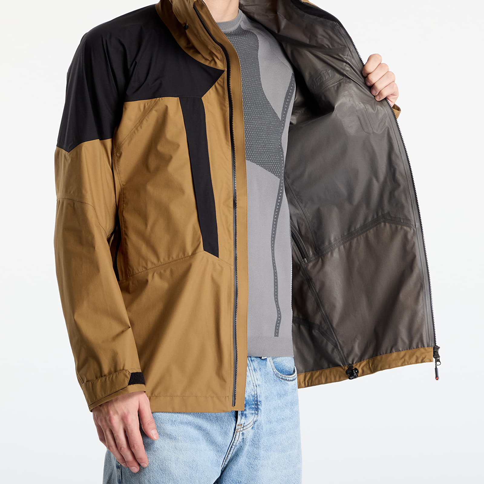 Pánské bundy Tilak Stinger Paclite 25 Bronze Brown/ Caviar Black