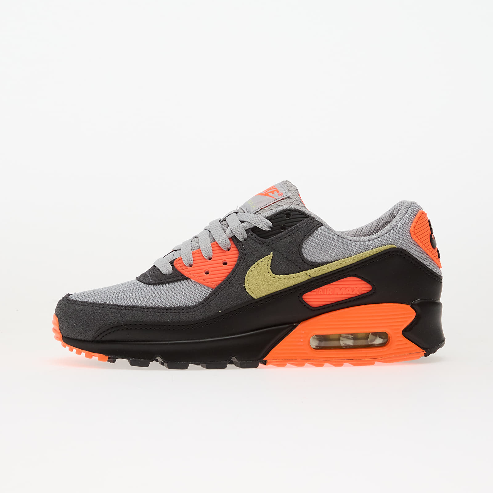 Pánské tenisky a boty Nike Air Max 90 Lt Smoke Grey/ Limelight-Hyper Crimson