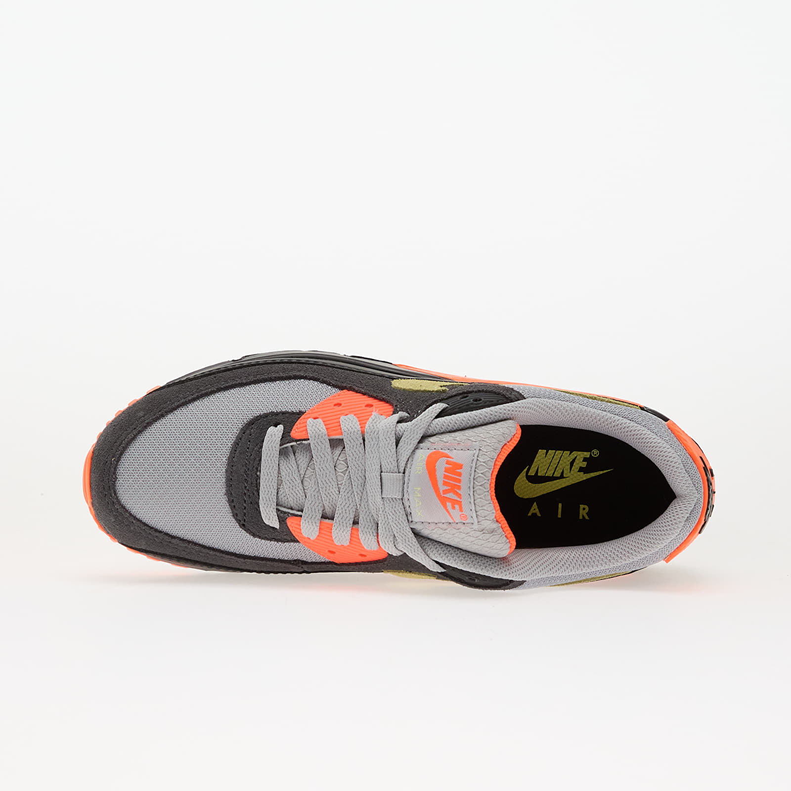Pánské tenisky a boty Nike Air Max 90 Lt Smoke Grey/ Limelight-Hyper Crimson