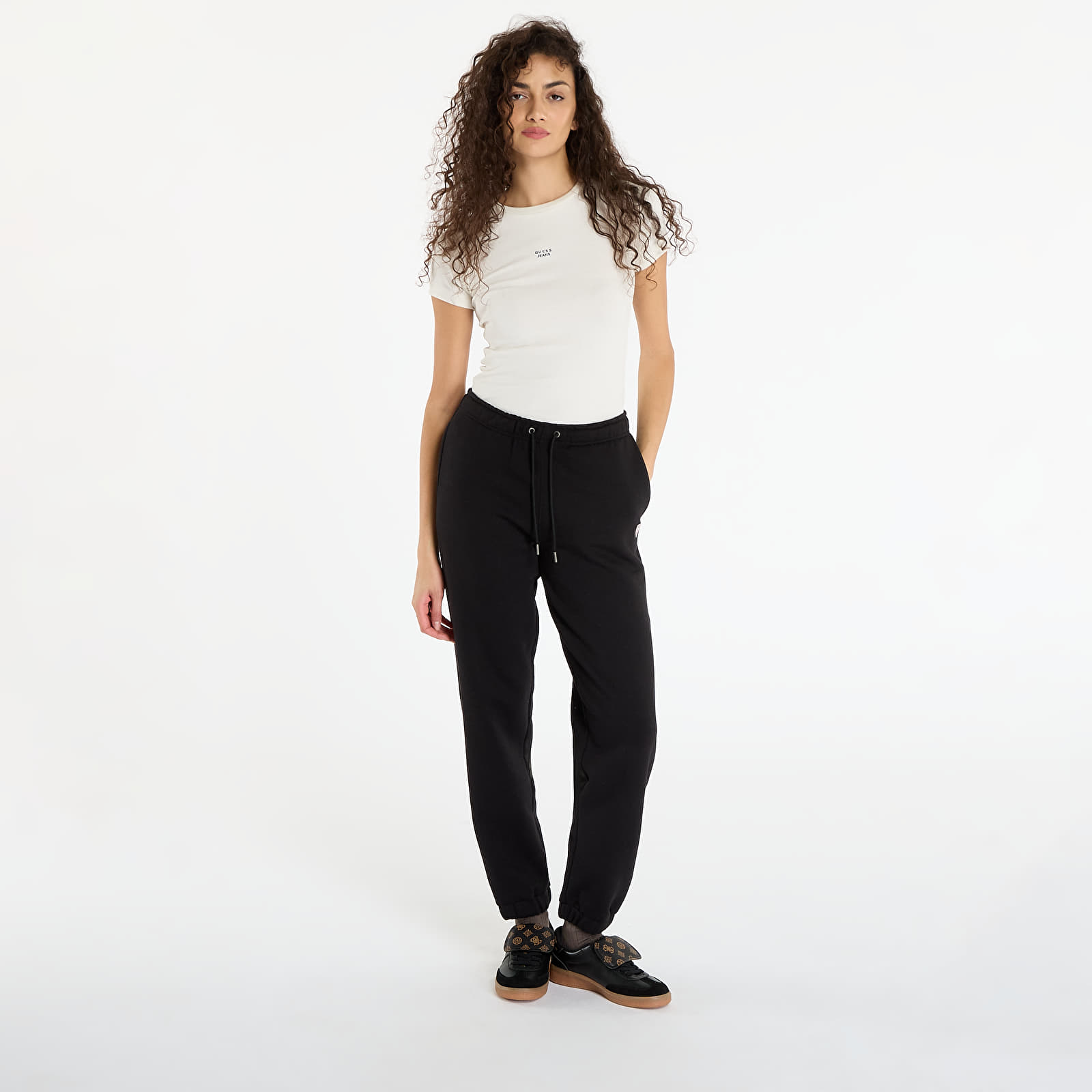 Jogginghosen Guess Jeans Triangle Label Jo Black