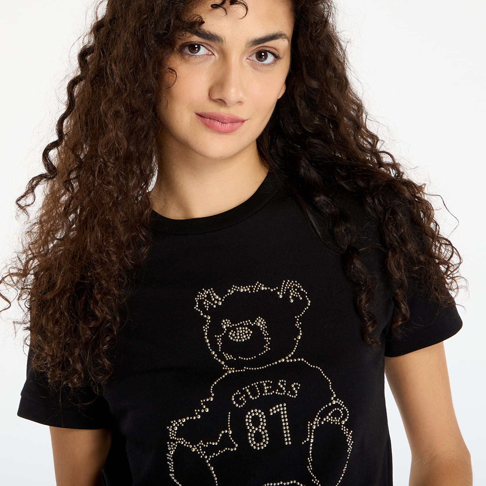 T-shirts GUESS Unique Attitude Ss T-Shirt Black