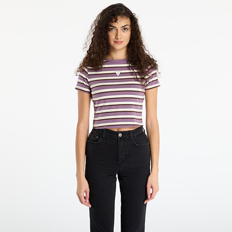 T-shirt Guess Originals Core Stripe Baby Multi purple
