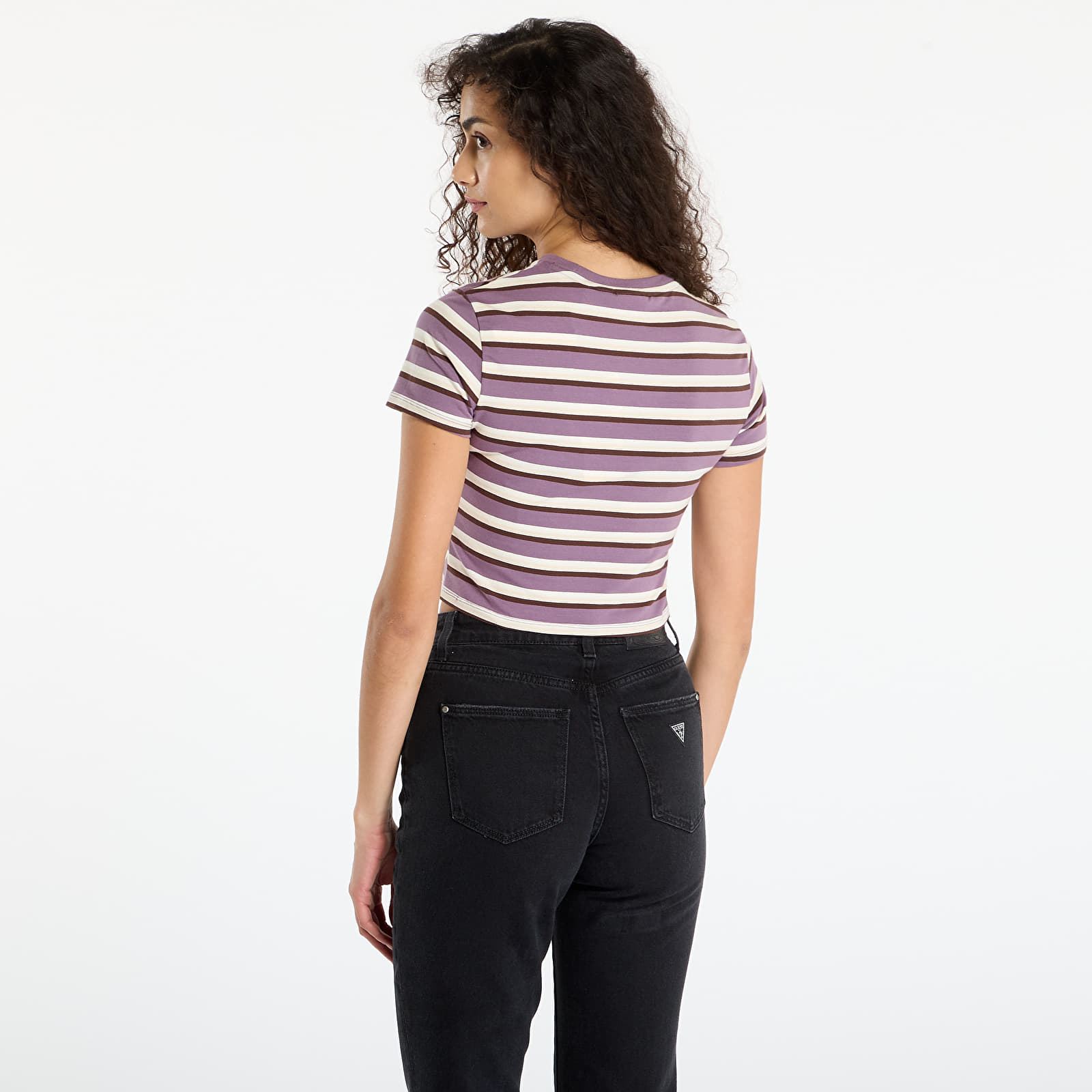 Marškinėliai Guess Originals Core Stripe Baby Multi purple