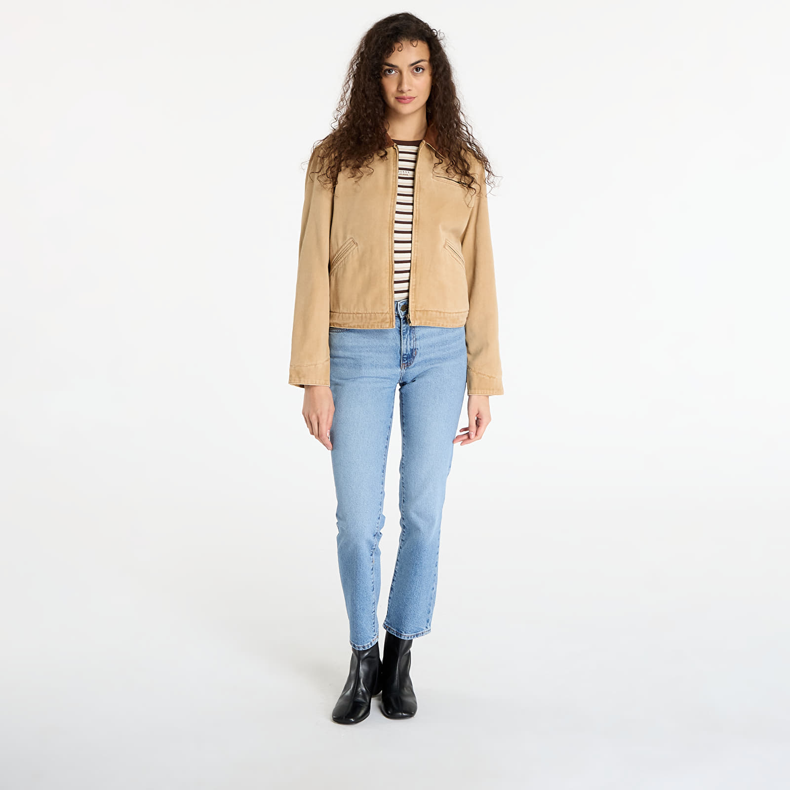 Jacken Guess Originals Cropped Workwear Beige