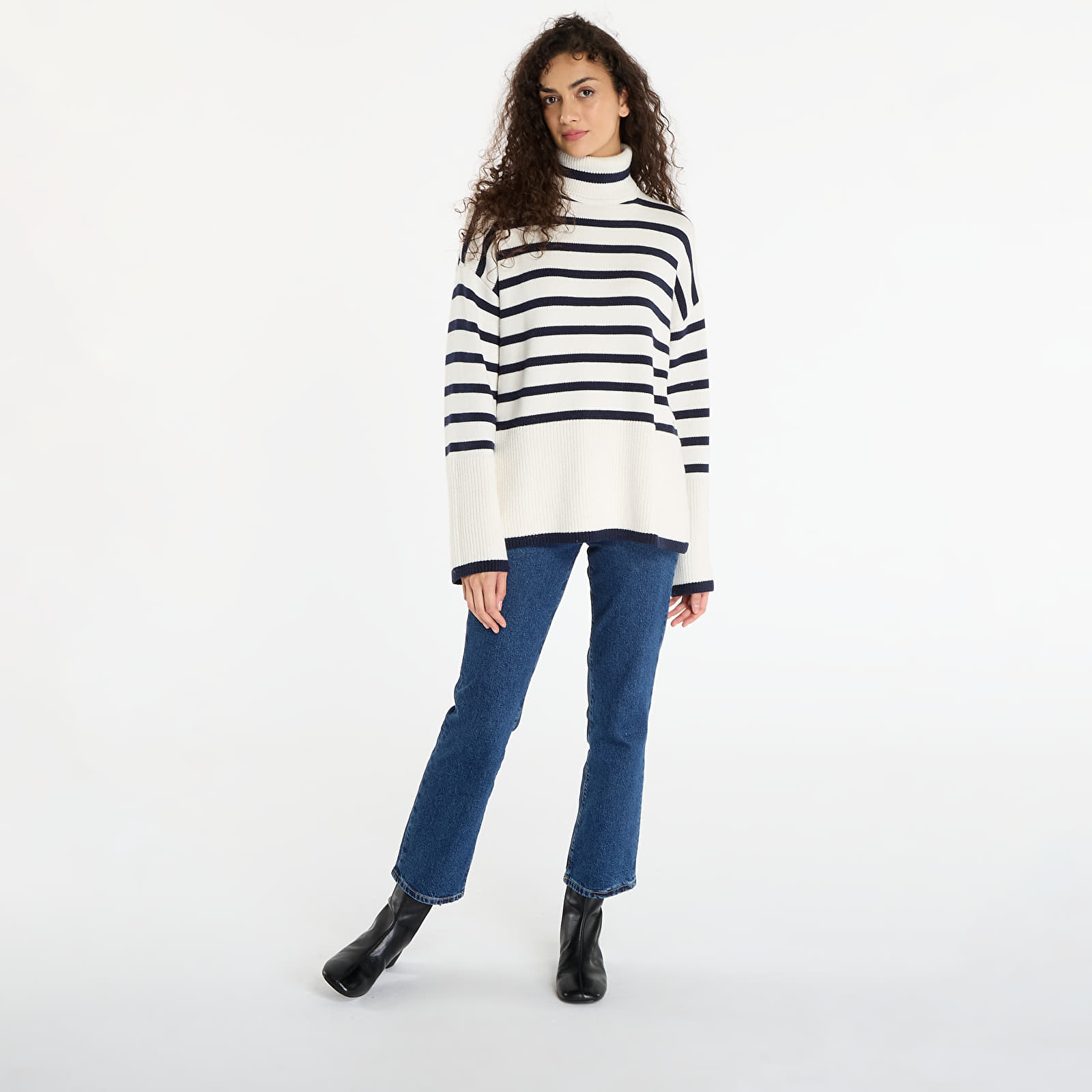 Sweatshirts für Frauen GUESS Ls Tn Emelia Sweater White