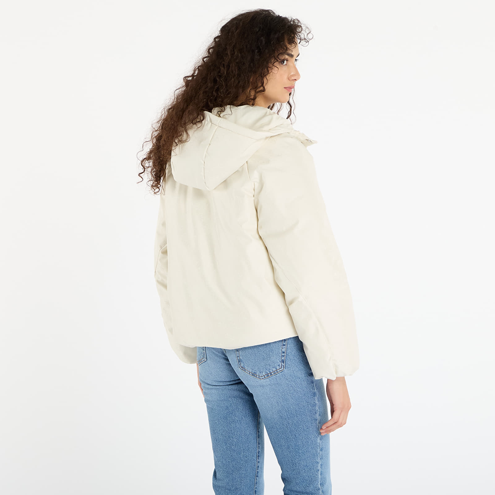 Якета GUESS 4G Boxy Puffer Jacket Cream