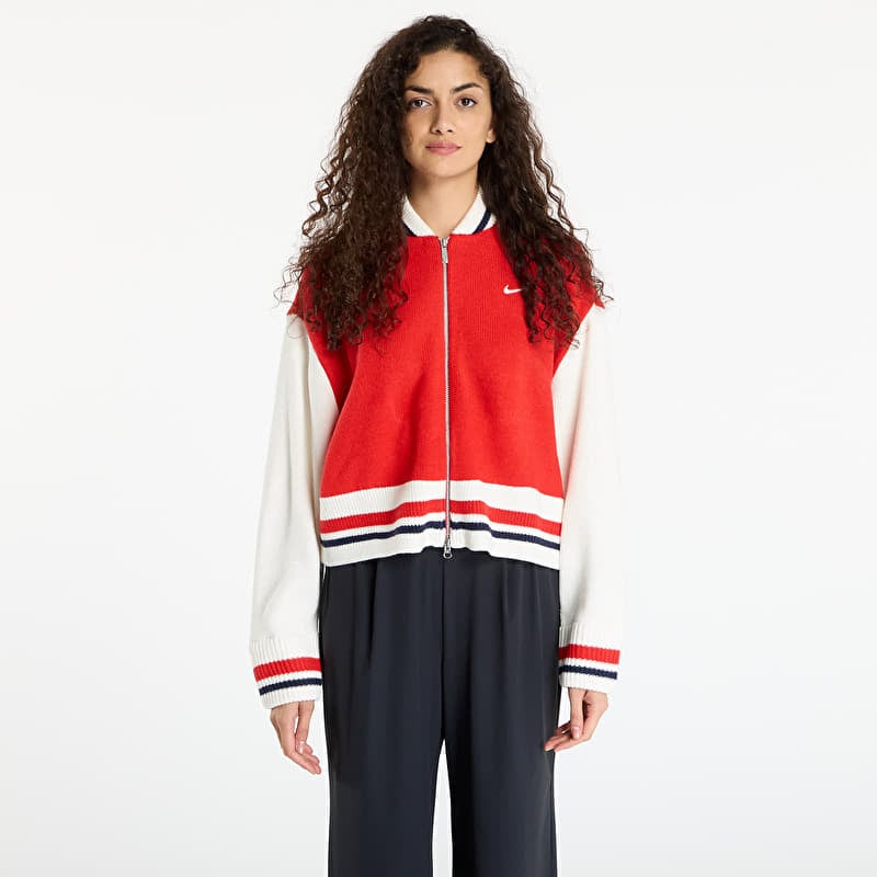 Sweater Nike Sportswear Women's Cardigan University Red/ Sail/ Midnight Navy/ Sail