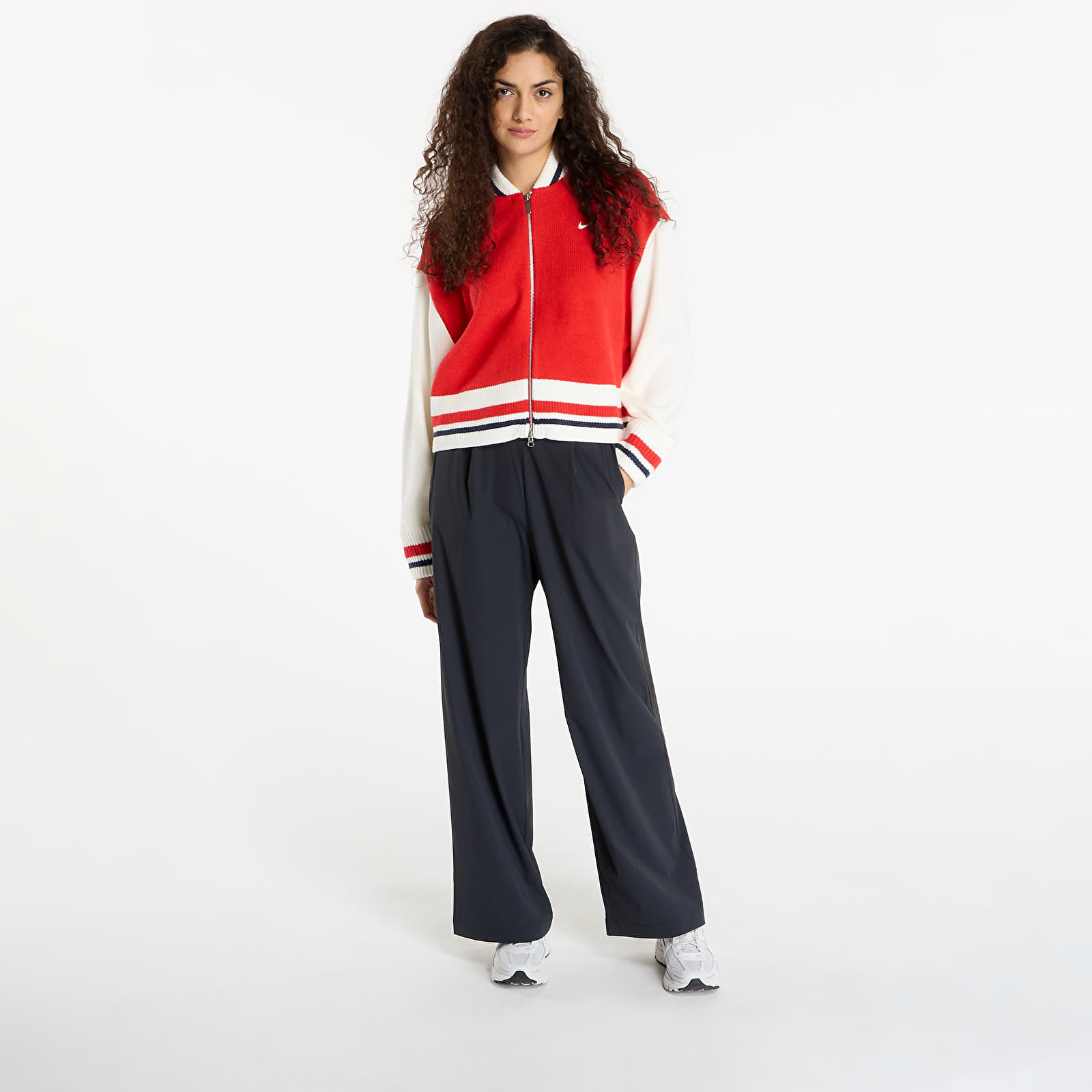 Pullover Nike Sportswear Women's Cardigan University Red/ Sail/ Midnight Navy/ Sail