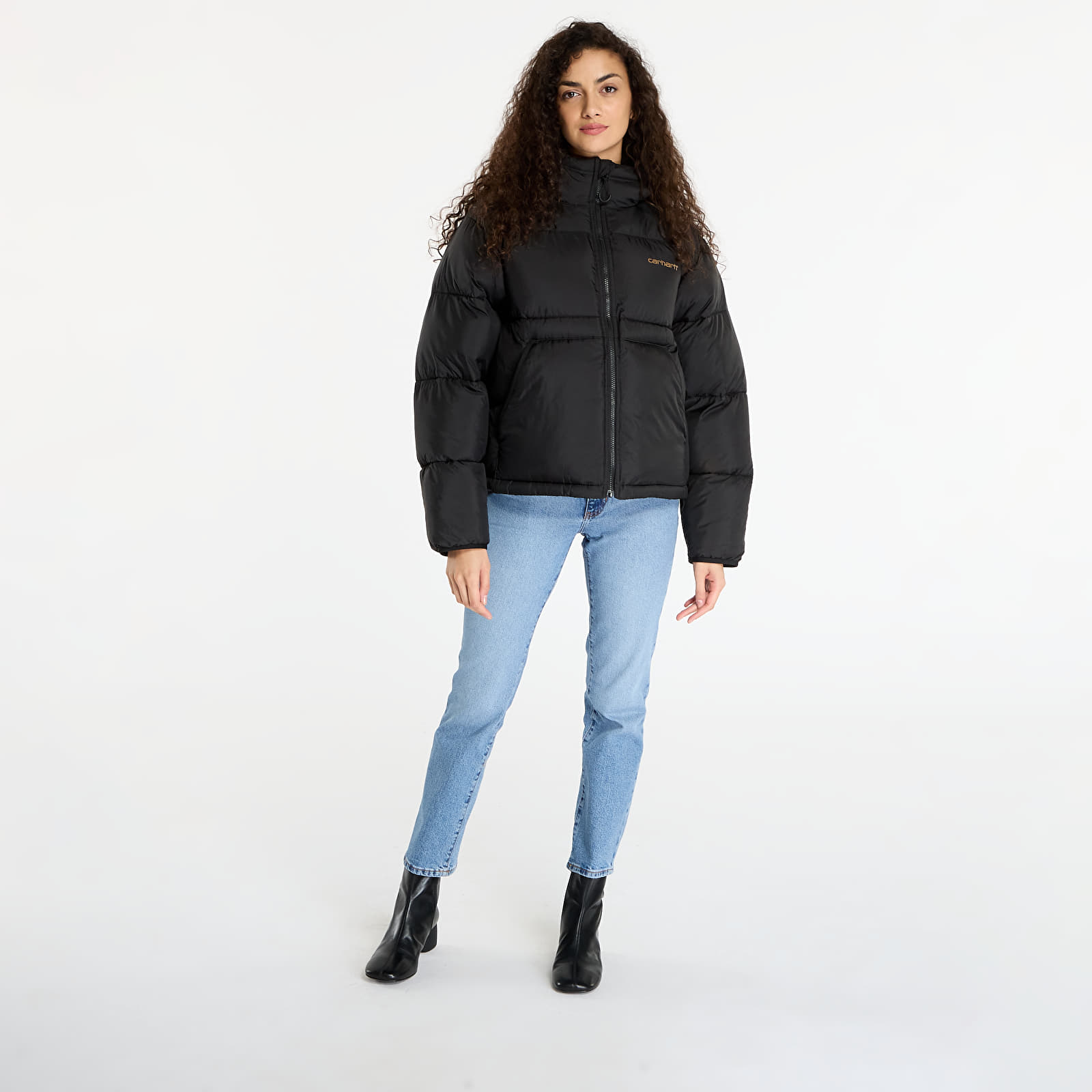 Jakker Carhartt WIP W' Toronto Jacket Black/ Wild Dog Print