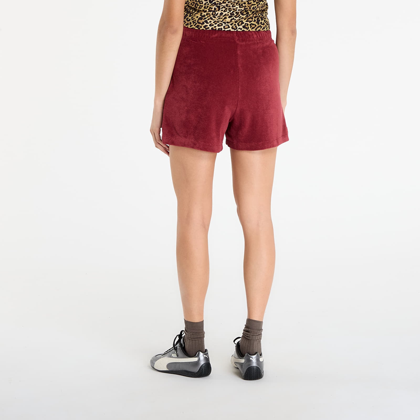 Moteriški šortai PUMA x FENTY Towel Terry Track Short Team Regal Red