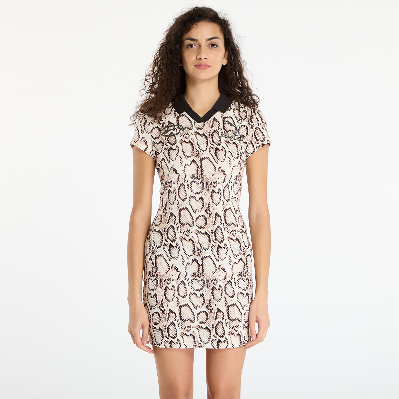 Sieviešu kleitas PUMA x A$AP ROCKY Snakeskin Futbol Dress Frosted Ivory/ AOP