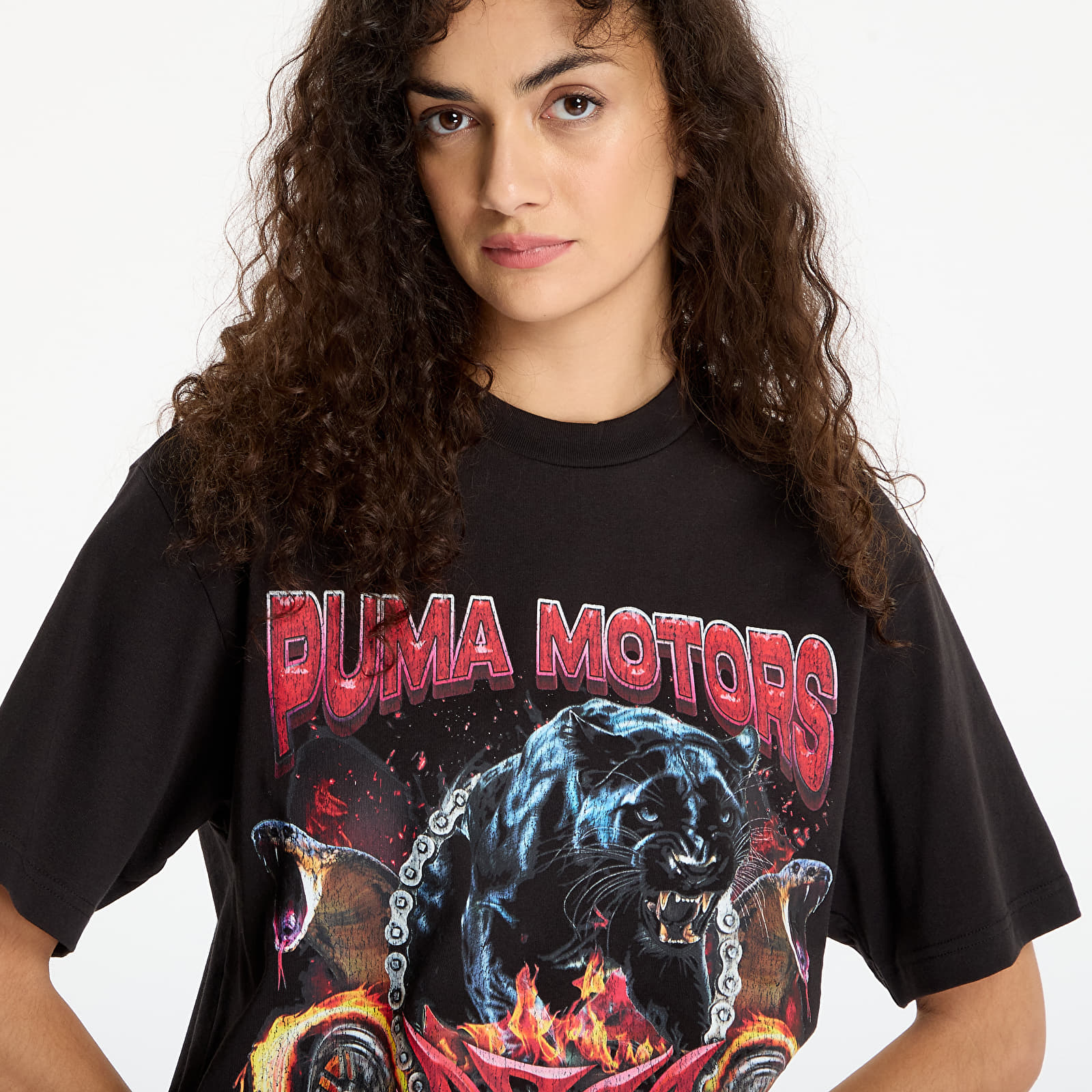Női pólók  PUMA x A$AP ROCKY Motors Tee PUMA Black