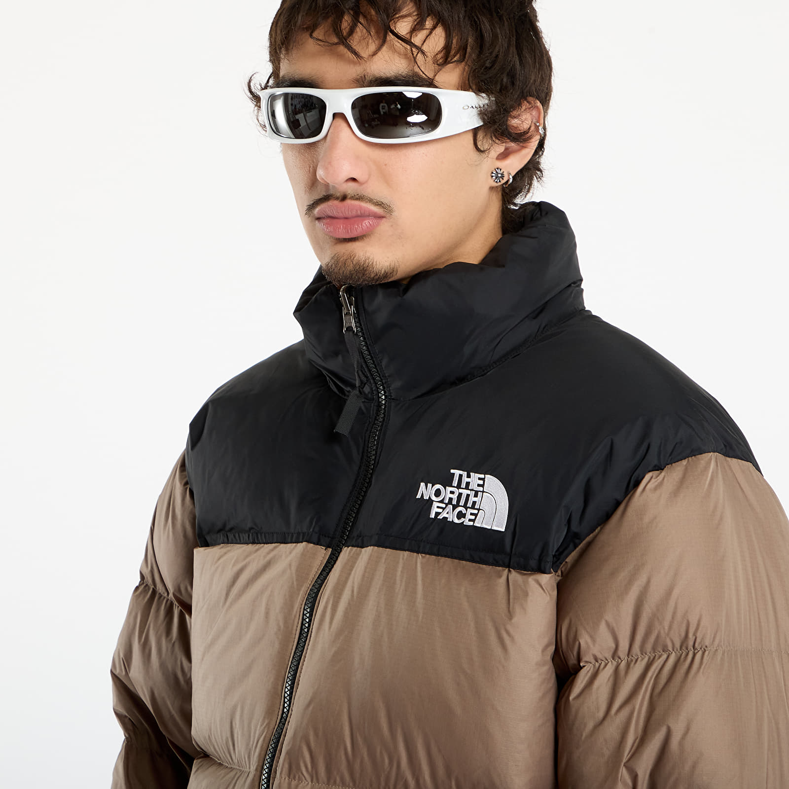 Vyriškos striukės The North Face M 1996 Retro Nuptse Jacket Mocha Brown/ TNF Black