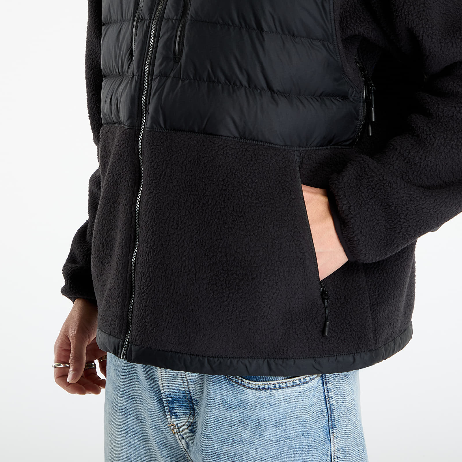 Jackets The North Face M Rmst Denali Tek Hybrid Jacket TNF Black