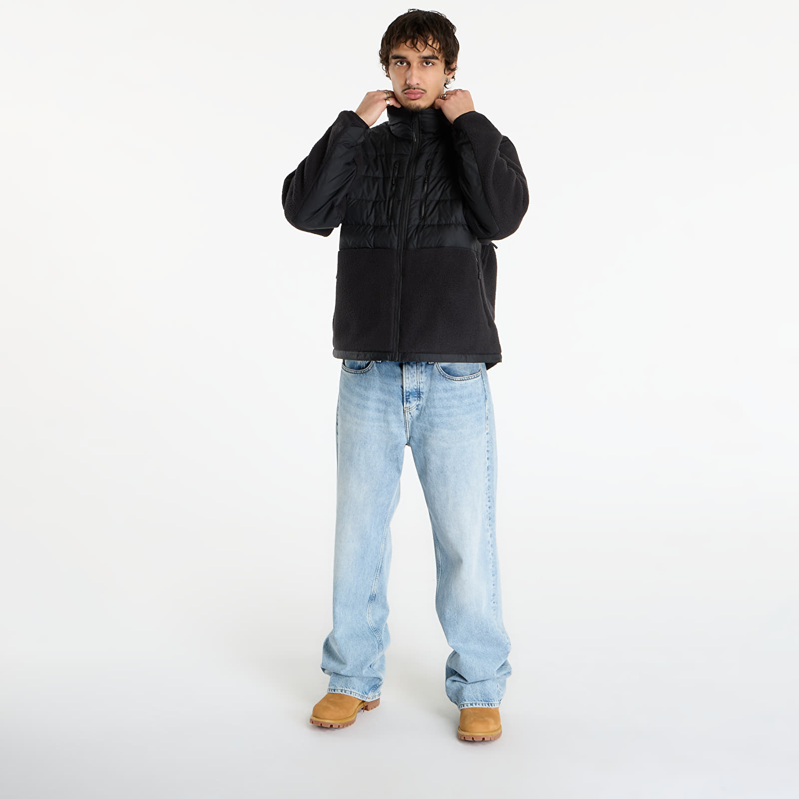 Jackets The North Face M Rmst Denali Tek Hybrid Jacket TNF Black