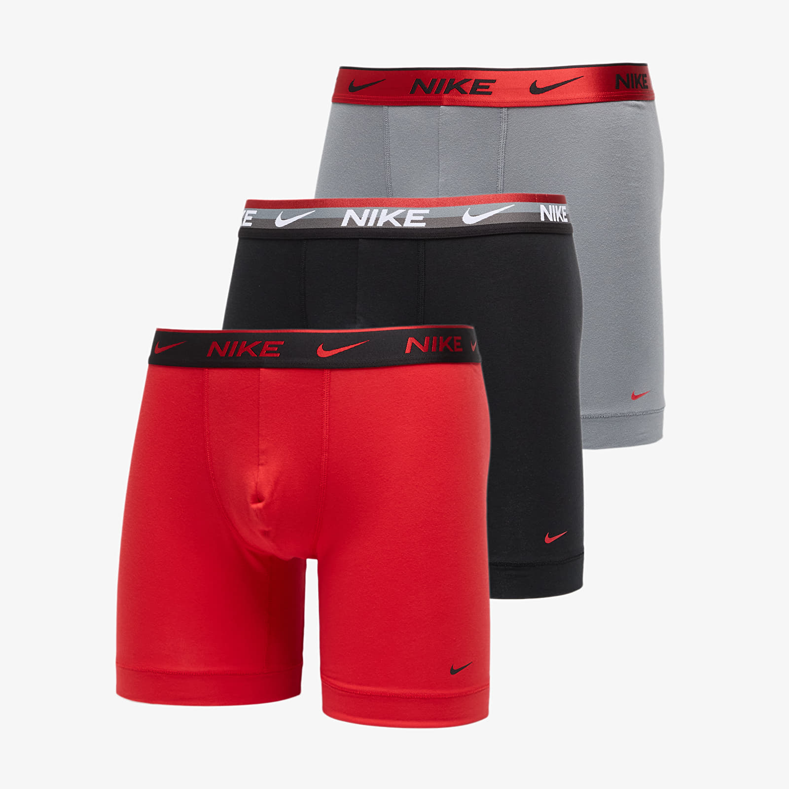 Vyriški bokseriai Nike Dri-FIT Everyday Cotton Stretch Boxer Brief 3-Pack Black