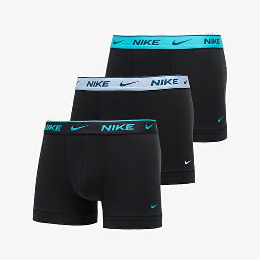 Nike Dri-FIT Everyday Cotton Stretch Trunk 3-Pack Black