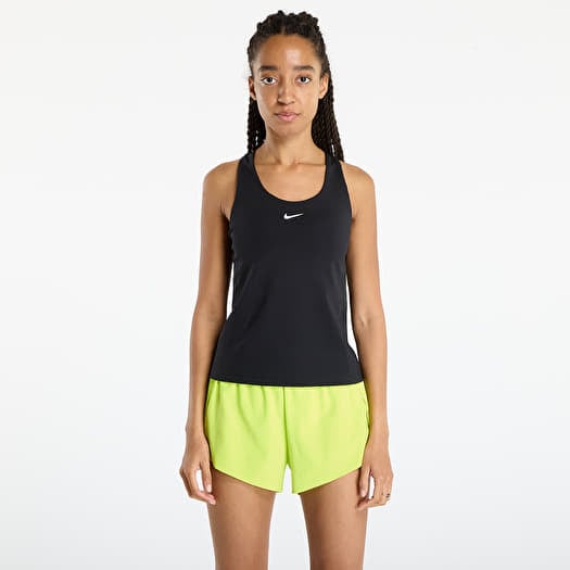 Nike Swoosh Women's Medium-Support Padded Sports Bra Tank Black/ Black/ White