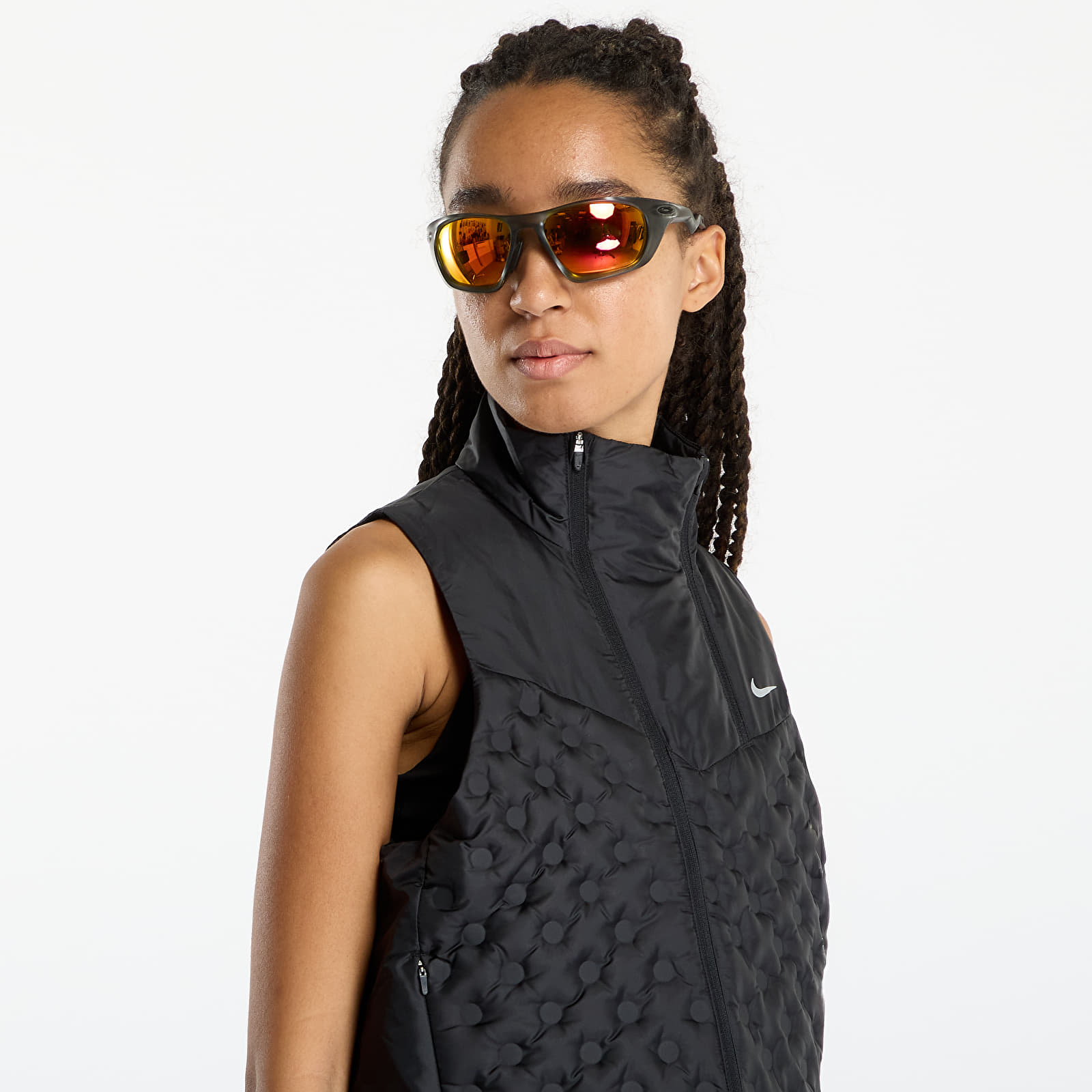 Women's cardigans Nike Therma-FIT ADV Repel AeroLoft Women's Running Vest Black
