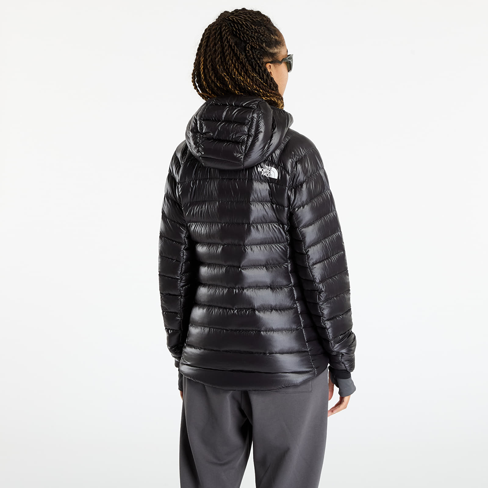 Дамски якета The North Face Summit Breithorn Hooded Down Jacket TNF Black