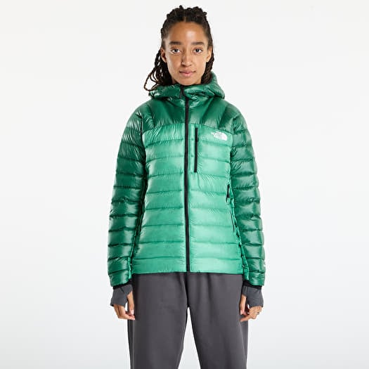 Jacket The North Face Summit Breithorn Hooded Down Jacket Nebula Green/ Evergreen