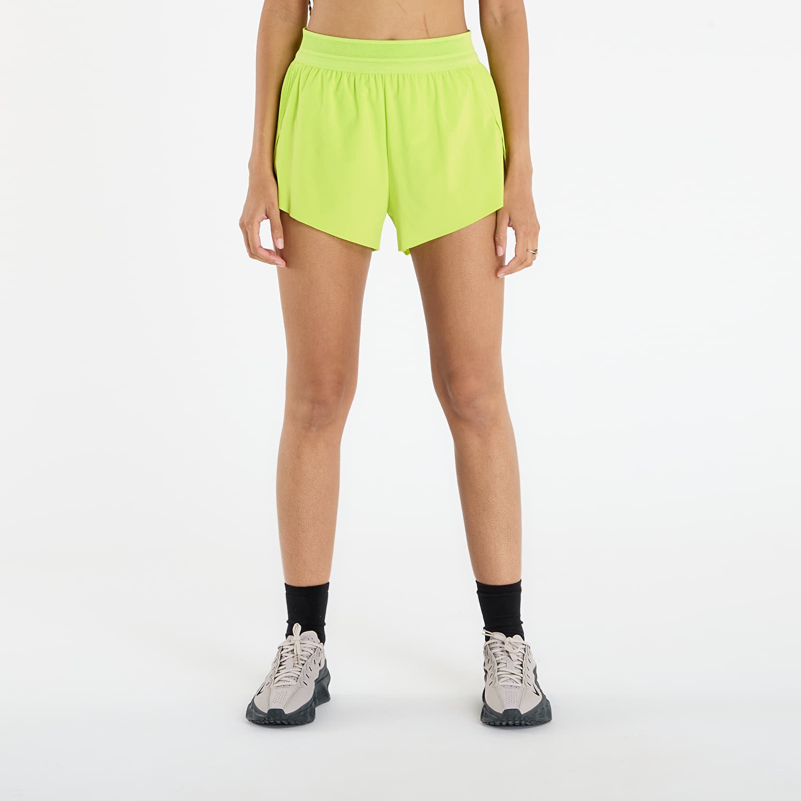 Nike AeroSwift Women's Dri-FIT ADV Mid-Rise 3" Brief-Lined Running Shorts Cyber/ Black XS