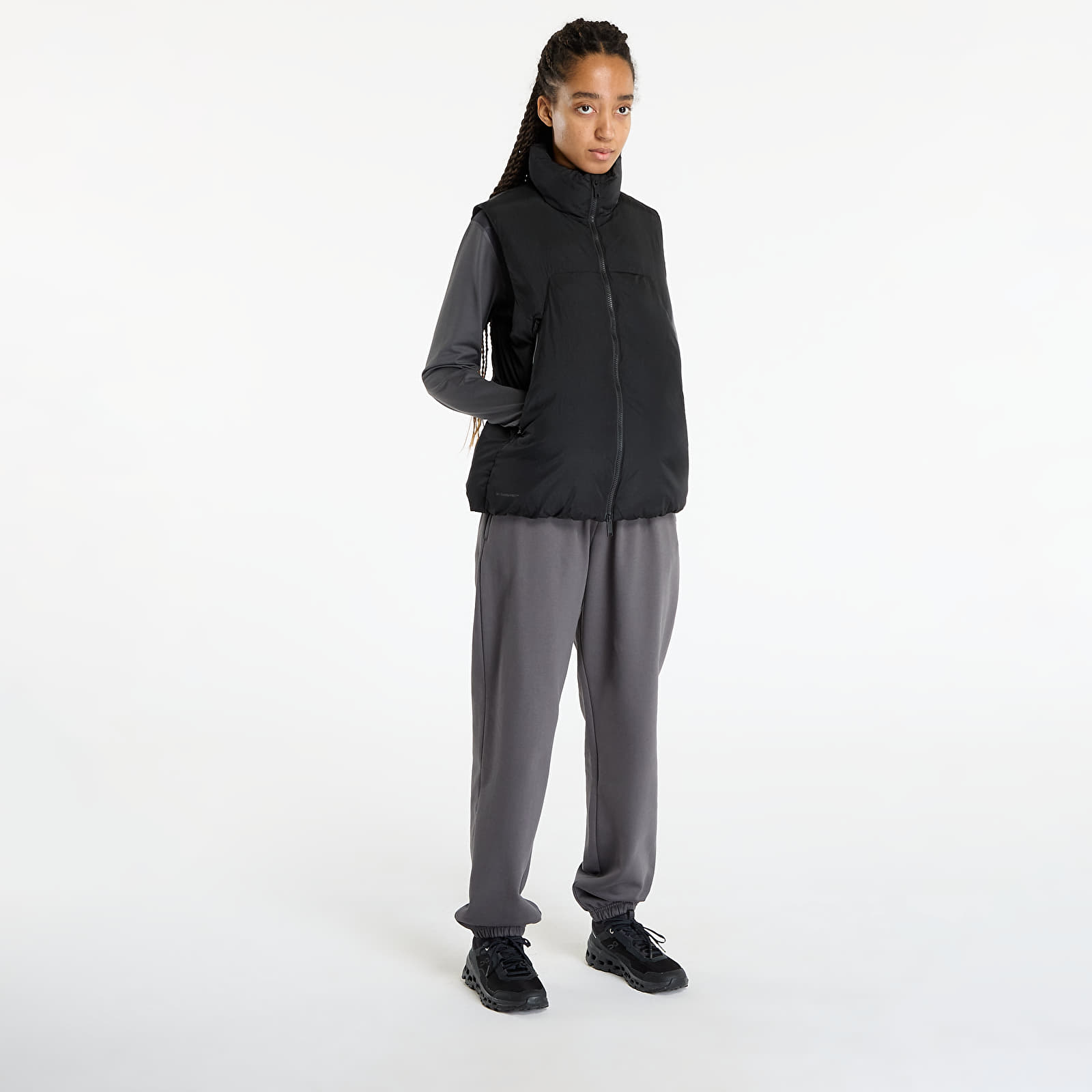 Women's cardigans On All-Day Puffer Vest Black