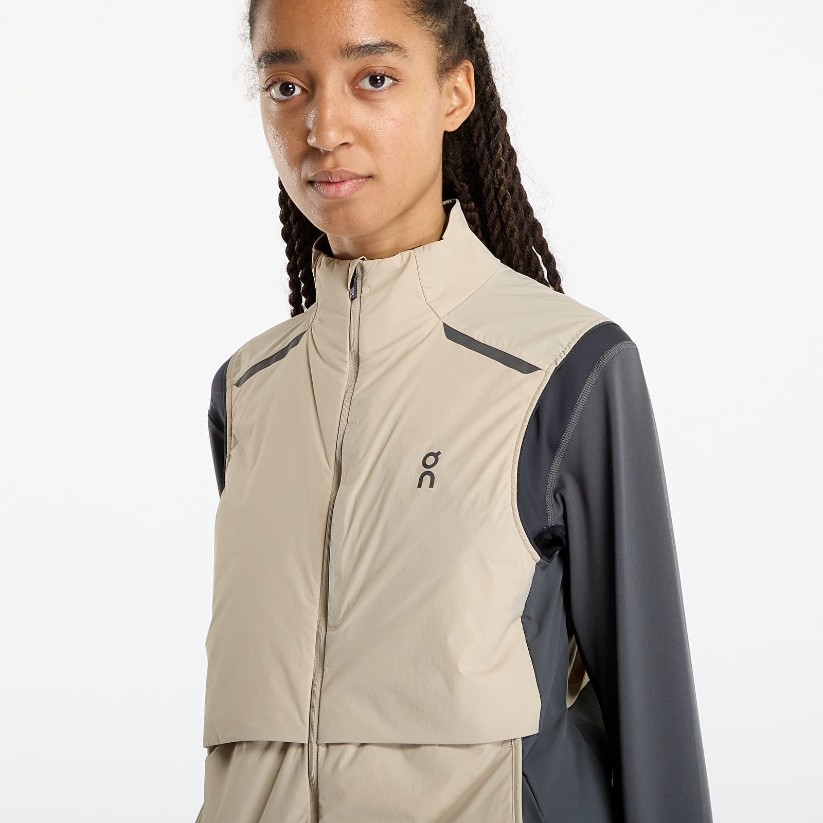 Women's cardigans On Weather Vest Desert/Eclipse