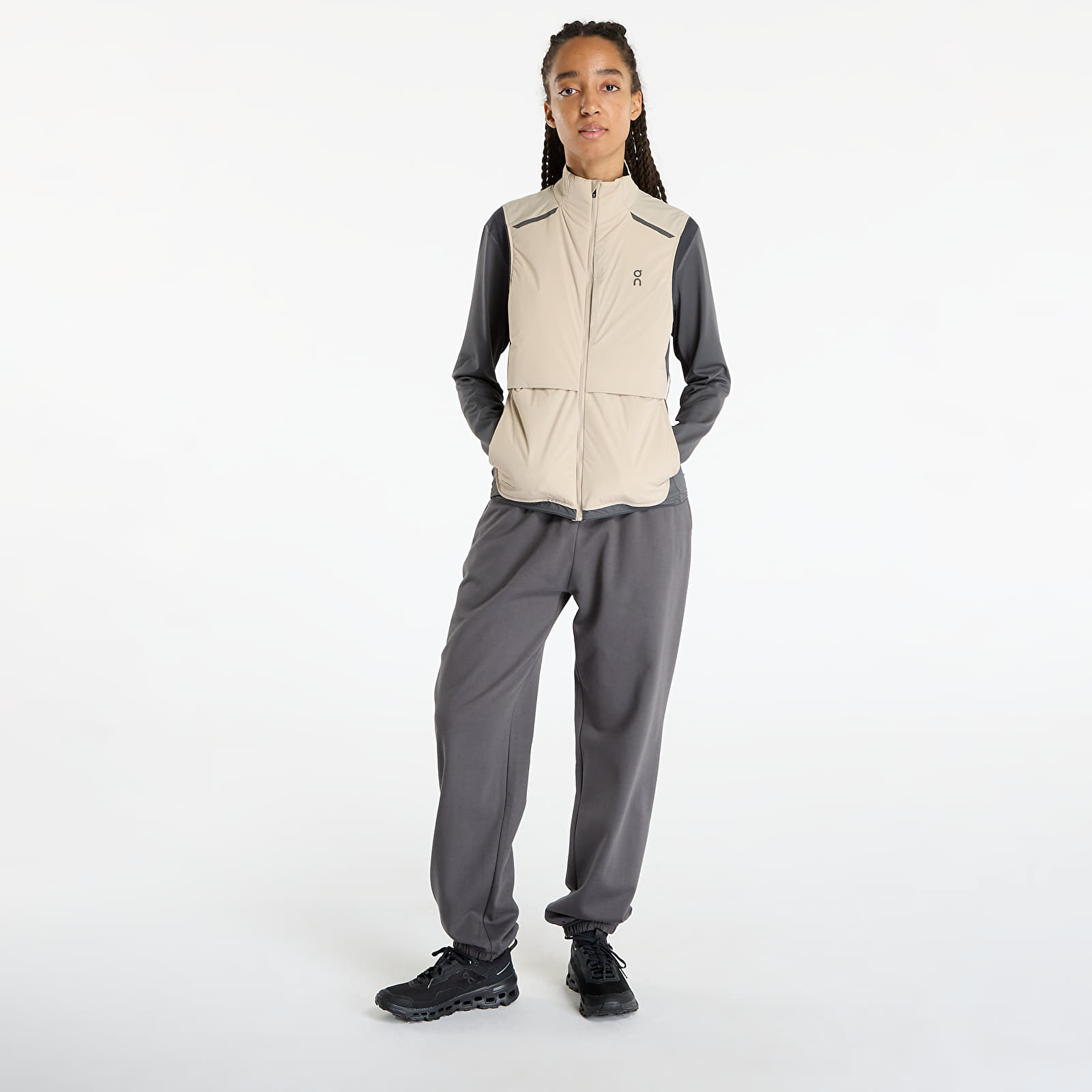 Women's cardigans On Weather Vest Desert/Eclipse