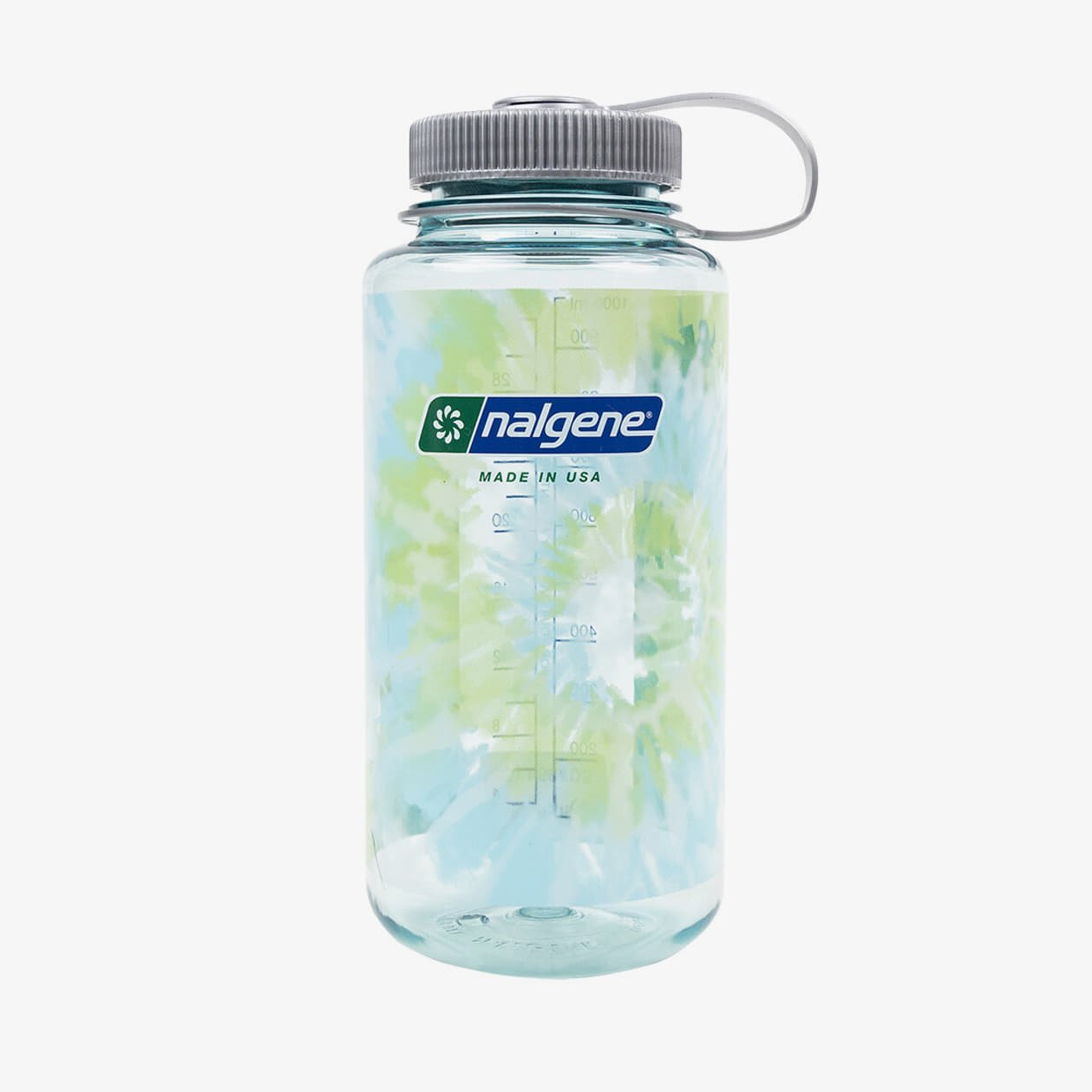 Láhve na pití Nalgene 1000 ml Wide Mouth Seafoam/ Platinum Blue Tie Dye