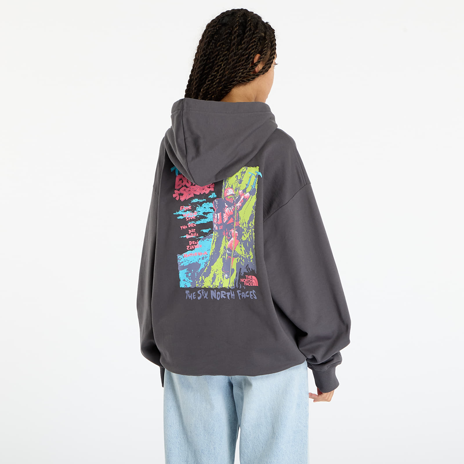 Мъжки суичъри The North Face U Expedition Celebration Oversized Hoodie UNISEX Anthracite Grey