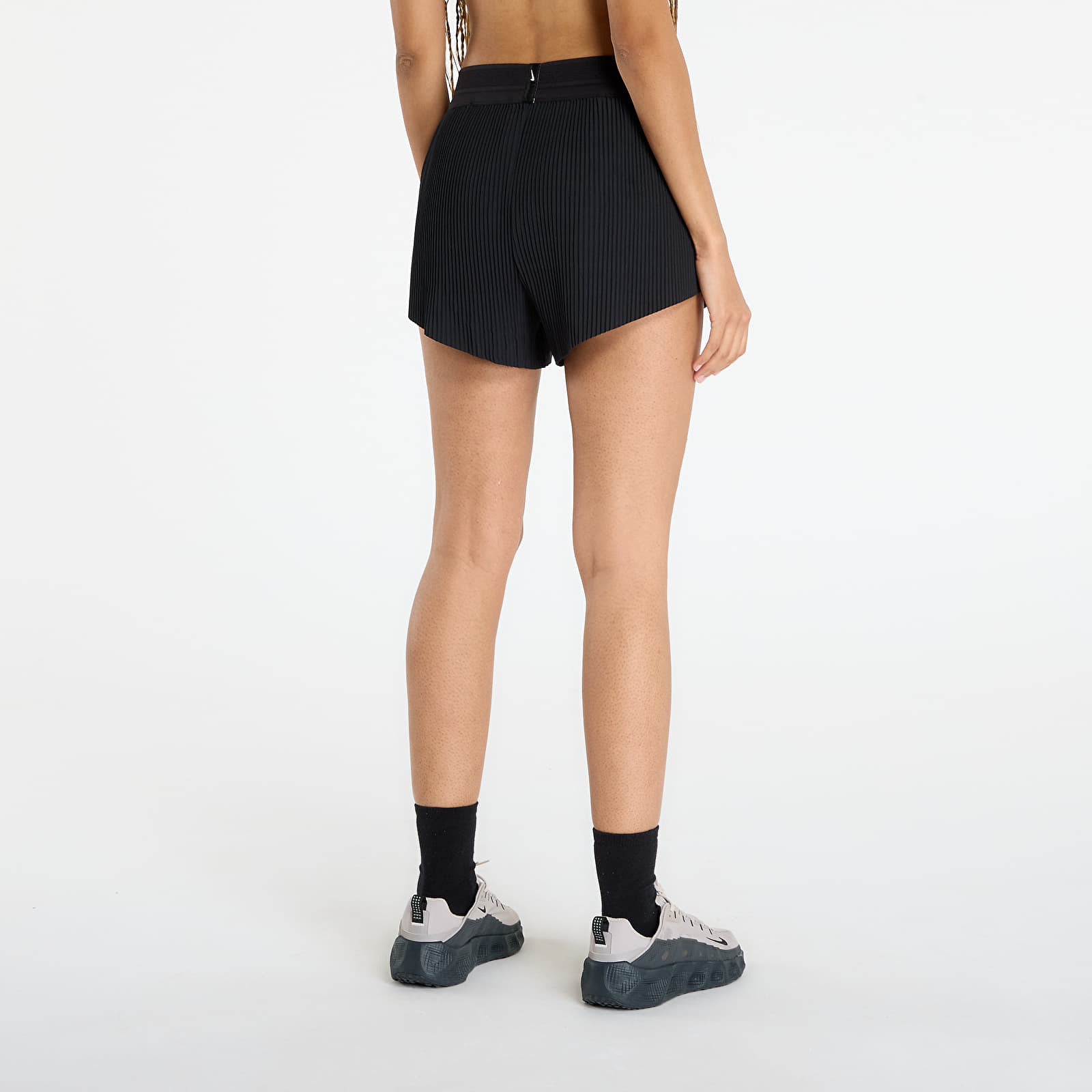 Dámské kraťasy Nike AeroSwift Women's Dri-FIT ADV Mid-Rise 3" Brief-Lined Running Shorts Black/ White