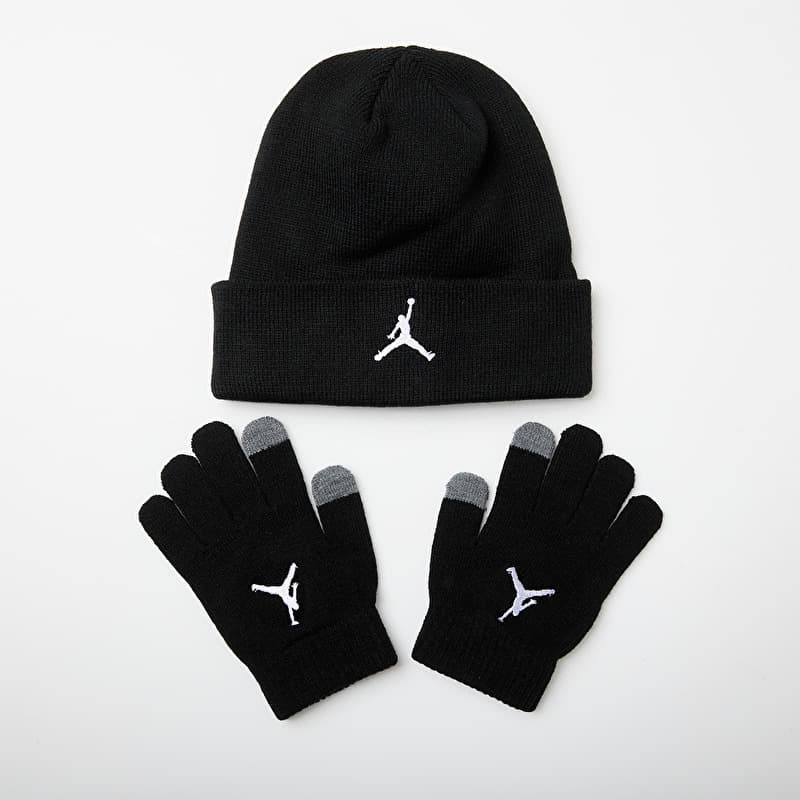Jordan Essentials Beanie Set Youth (7-12 years) Black