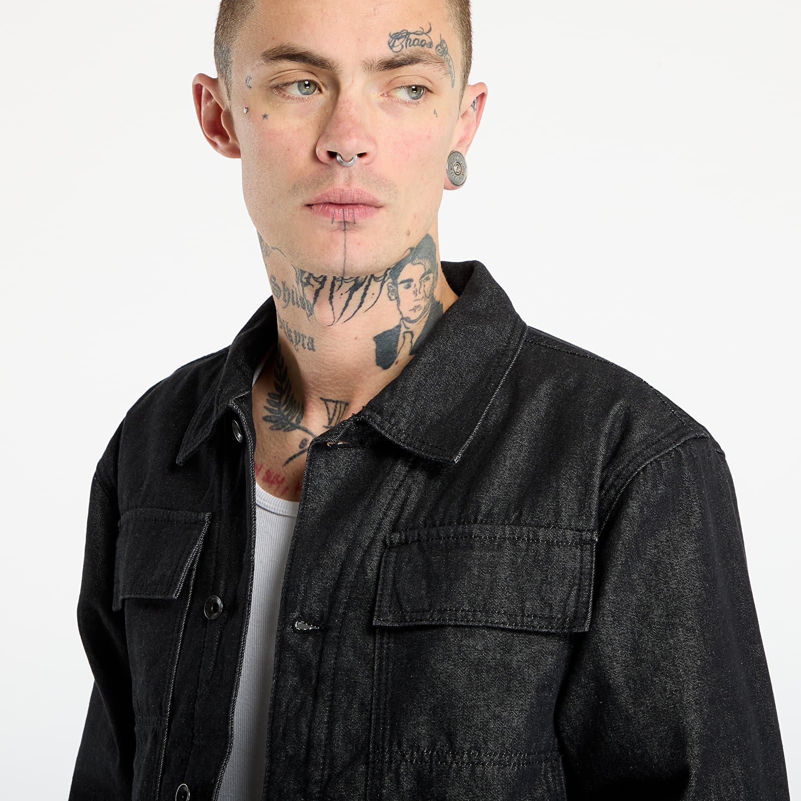 Giacche da uomo Vans LX McAvoy Lined Trucker Black Rinse