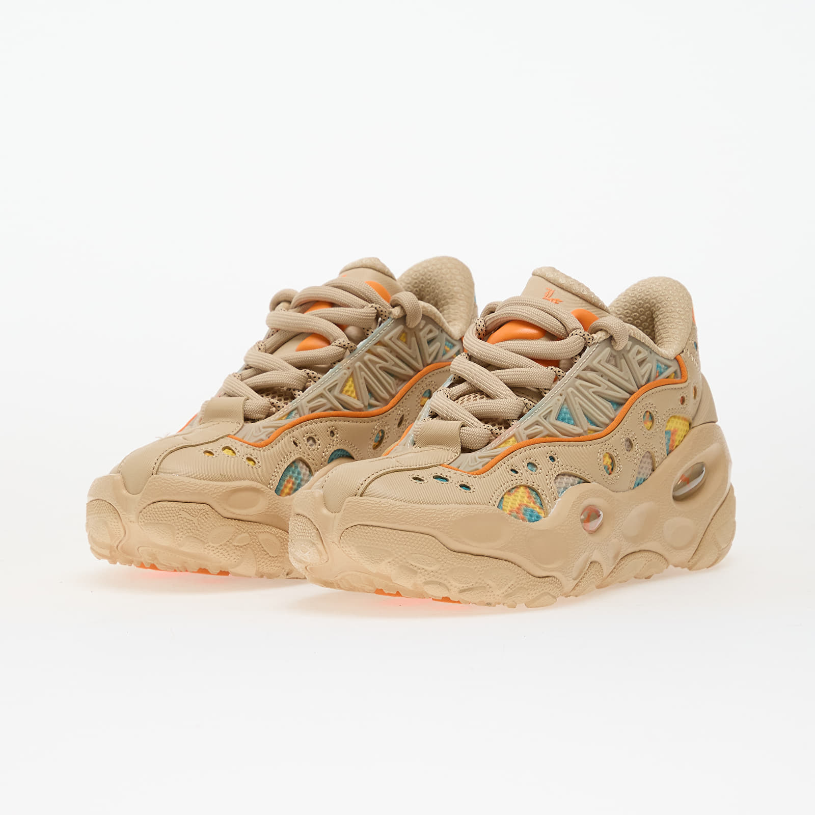 Men's sneakers and shoes Puma La Francé RNR Light Sand/ Orange Glo